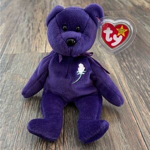 1997 Ty Beanie Baby Princess Diana Bear NOS